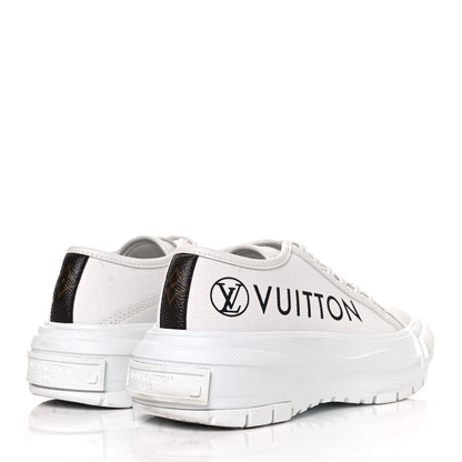 Louis Vuitton Canvas LV Squad Sneakers 37.5 White 4 of 11
