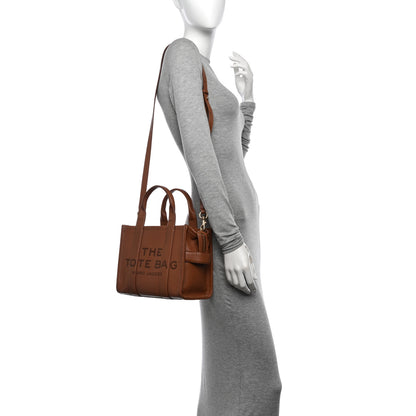 Marc Jacobs Grained Calfskin Mini The Tote Bag Argan Oil 2 of 16