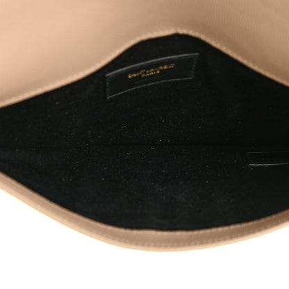 Saint Laurent Grain De Poudre Uptown Pouch Dark Beige 5 of 10