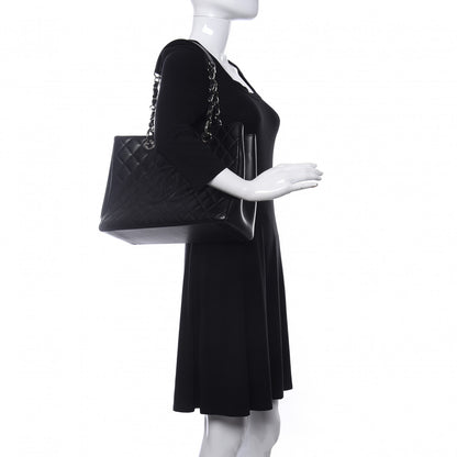 Chanel Caviar Quilted Grand Shopping Tote GST Black 2 of 11