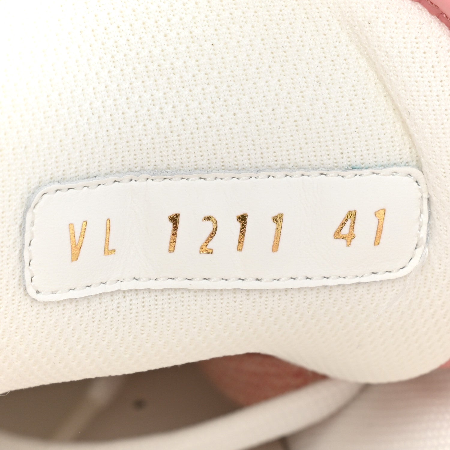 Louis Vuitton Denim Monogram Squad Sneakers 41 Pink 10 of 10