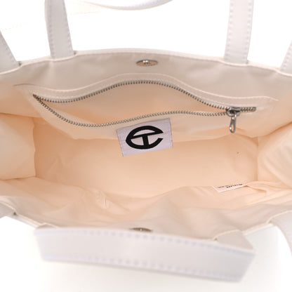Telfar Vegan Leather Medium Shopping Bag White 5 of 10