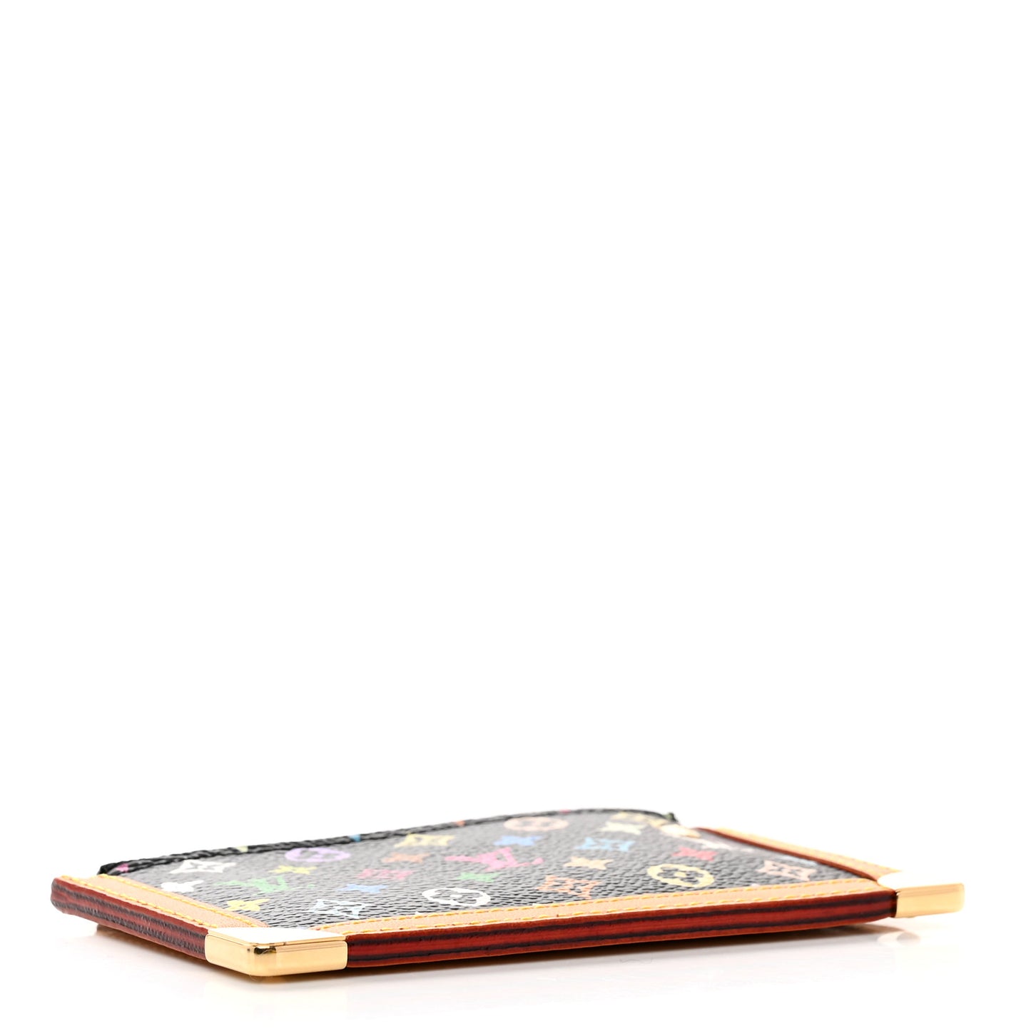 Monogram Multicolor Key Pouch Black