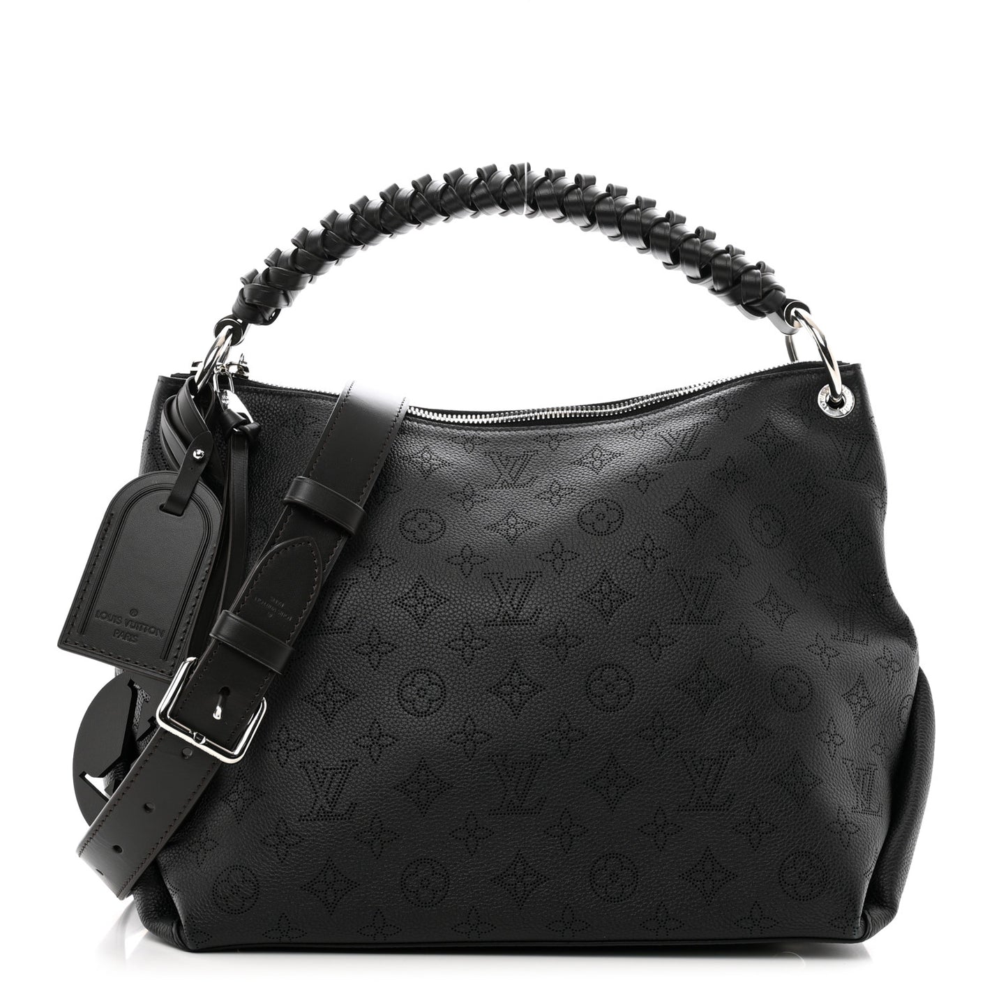 LOUIS VUITTON Mahina Beaubourg Hobo MM Black
