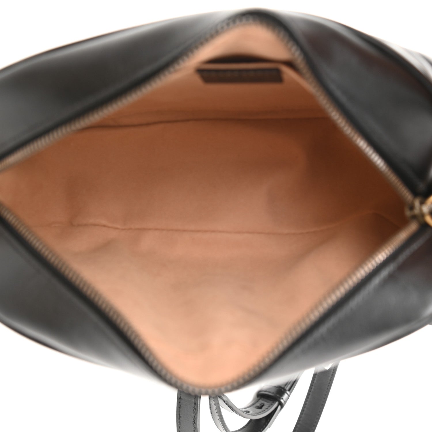 Gucci Calfskin Matelasse Small GG Marmont Chain Shoulder Bag Black 5 of 10