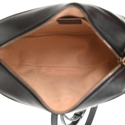 Gucci Calfskin Matelasse Small GG Marmont Chain Shoulder Bag Black 5 of 10