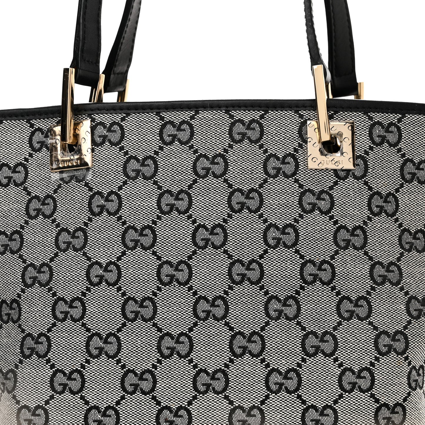 Monogram Small Bucket Tote Black