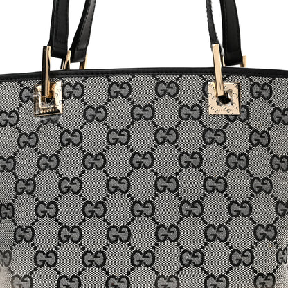 Gucci Monogram Small Bucket Tote Black 8 of 11