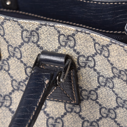 Gucci GG Plus Monogram Small Vertical Tote Blue 9 of 26