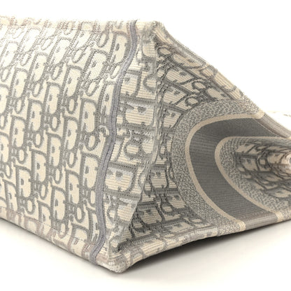Christian Dior Oblique Medium Book Tote Grey 9 of 9