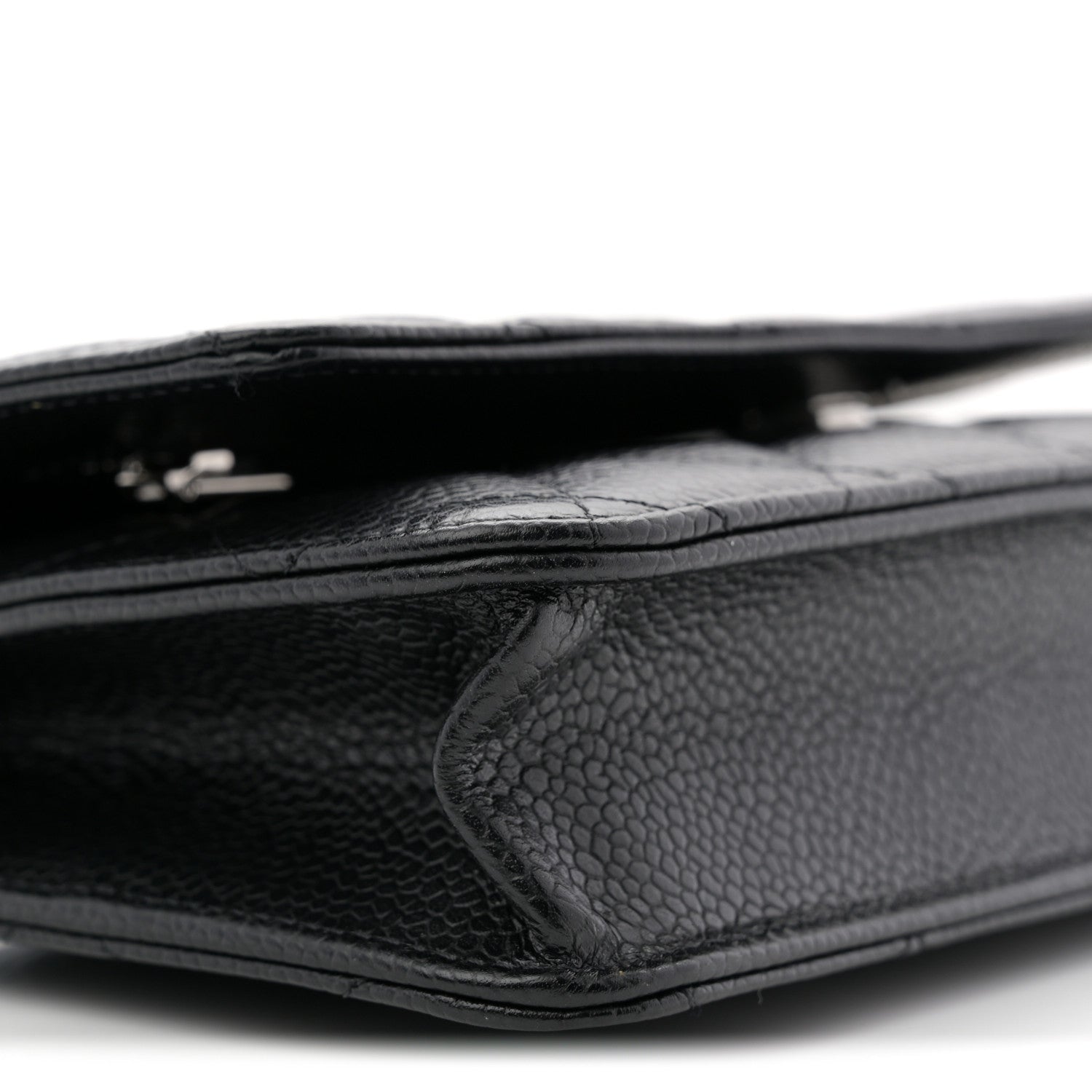 Chanel Caviar Quilted Wallet on Chain WOC Black 9 of 11
