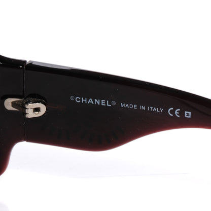Chanel Crystal Baguette CC Sunglasses 6021-B Brown 5 of 5
