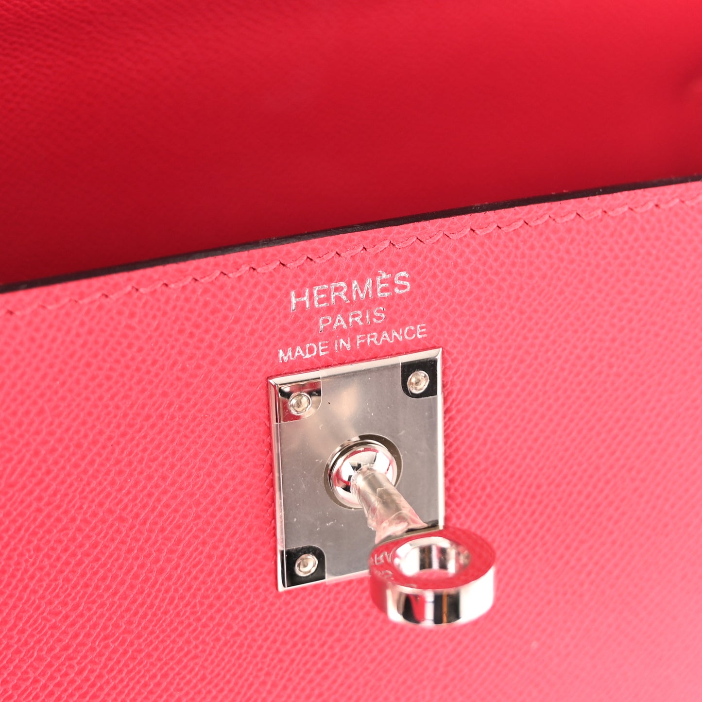 Epsom Kelly Sellier 25 Rose Mexico Rouge Grenat