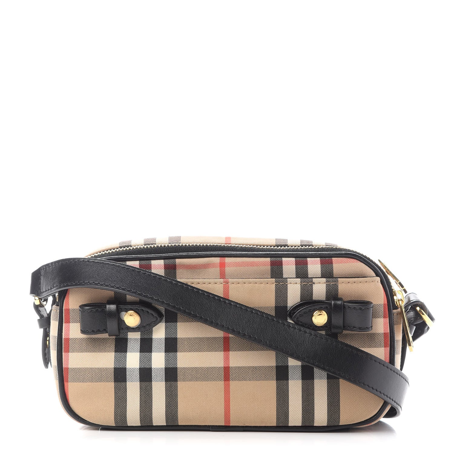 Burberry Calfskin Vintage Check Micro Camera Bag Archive Beige 1 of 9
