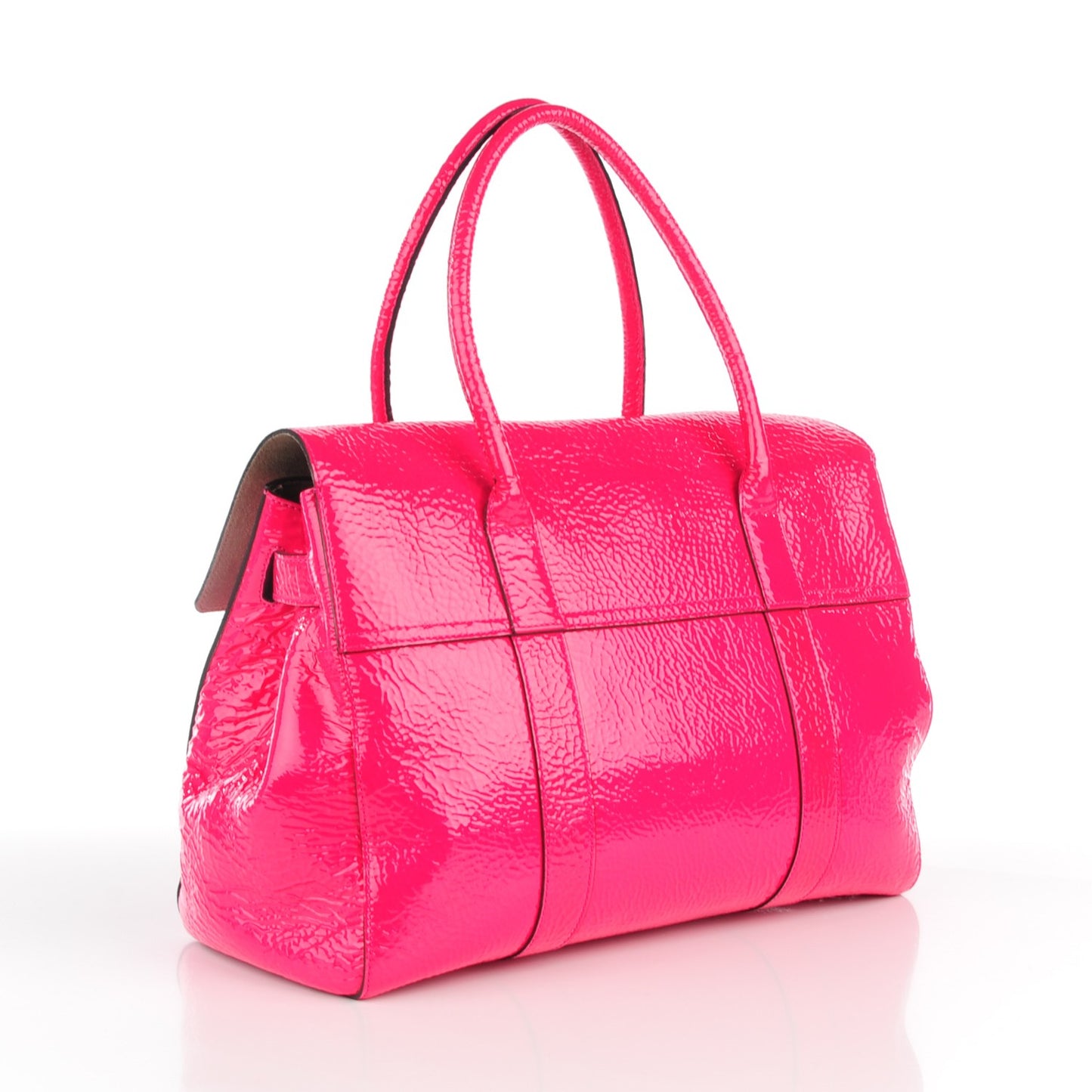 Spongy Patent Bayswater Hot Pink