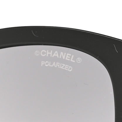 Chanel Acetate Pantos Logo Polarized Sunglasses 5458-A Black 7 of 7