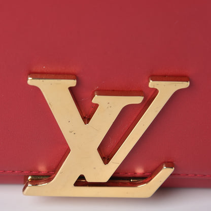 Louis Vuitton Calfskin Chain Louise GM Framboise 10 of 13
