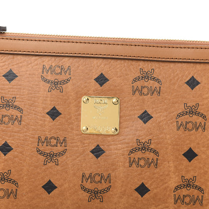 MCM Visetos Mini Pouch Cognac 8 of 8