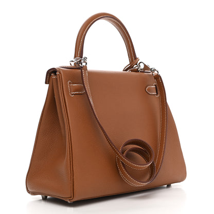 Hermes Togo Kelly Retourne 28 Gold 3 of 11