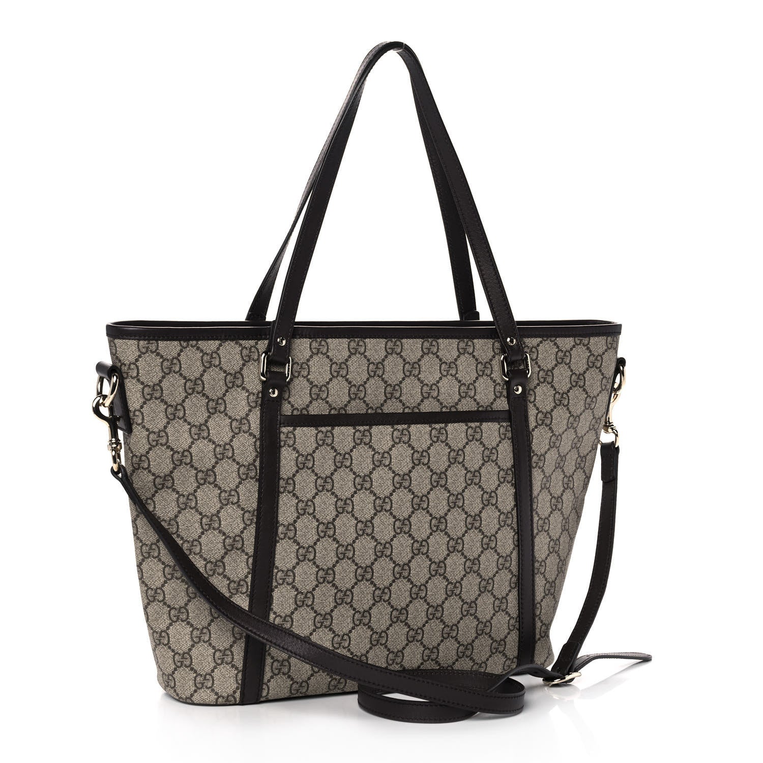 Gucci GG Supreme Monogram Medium Joy Tote Dark Brown 3 of 12