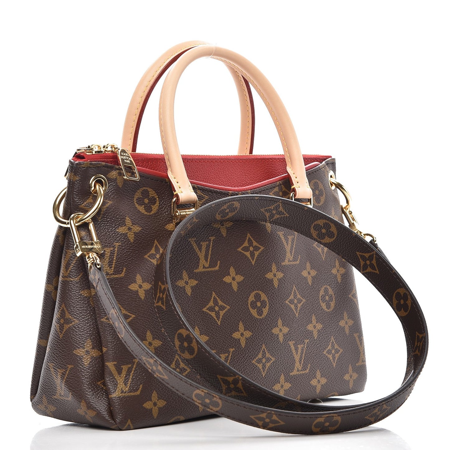Monogram Pallas BB Cherry