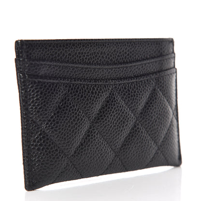 Chanel Caviar Quilted Card Holder Black 3 of 9