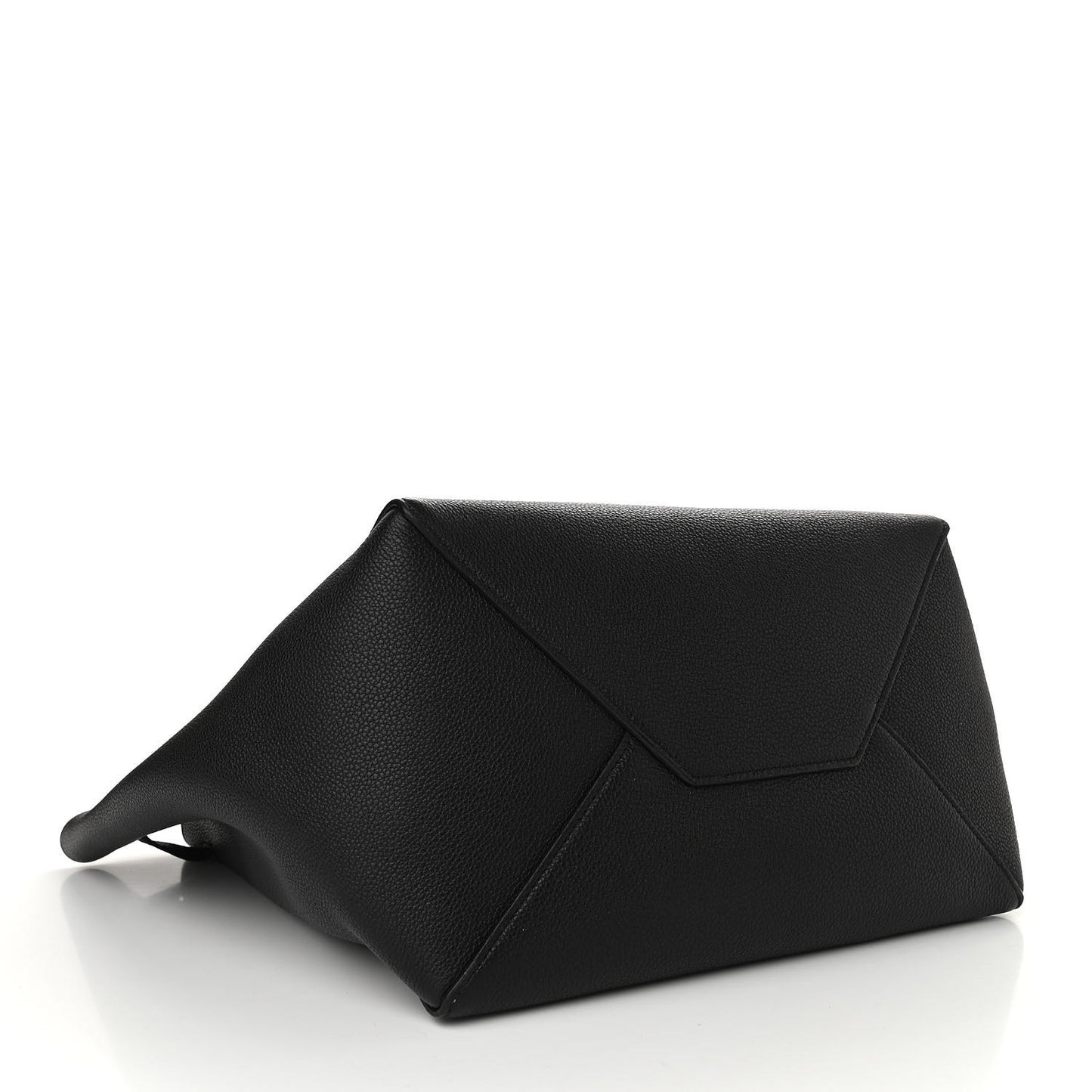 Soft Grained Calfskin Small Belt Cabas Phantom Black