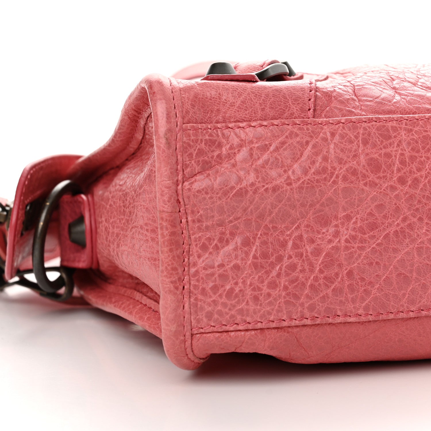 Balenciaga Agneau Classic Hardware Mini City Rose Bombon Raspberry 9 of 10