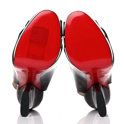 Christian Louboutin Patent New Marpoil 120 Platform Pumps 40 Tartaruga 5 of 14