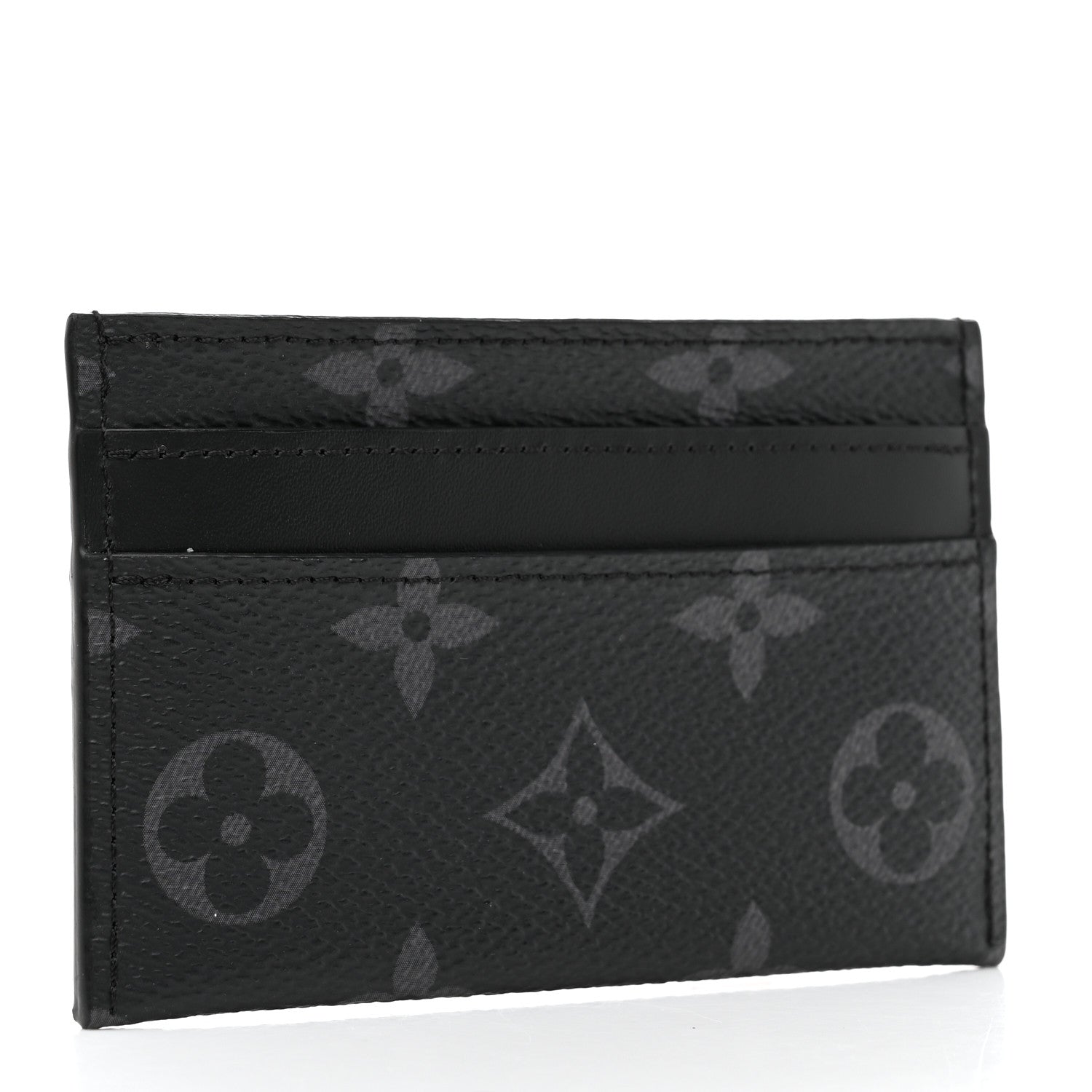 Louis Vuitton Monogram Eclipse Porte-Cartes Double Card Holder 3 of 9