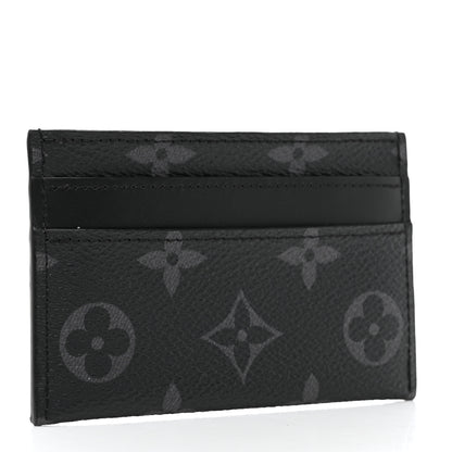 Louis Vuitton Monogram Eclipse Porte-Cartes Double Card Holder 3 of 9