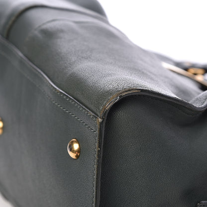 Saint Laurent Sheepskin Small Cabas ChYc Dark Green 16 of 19