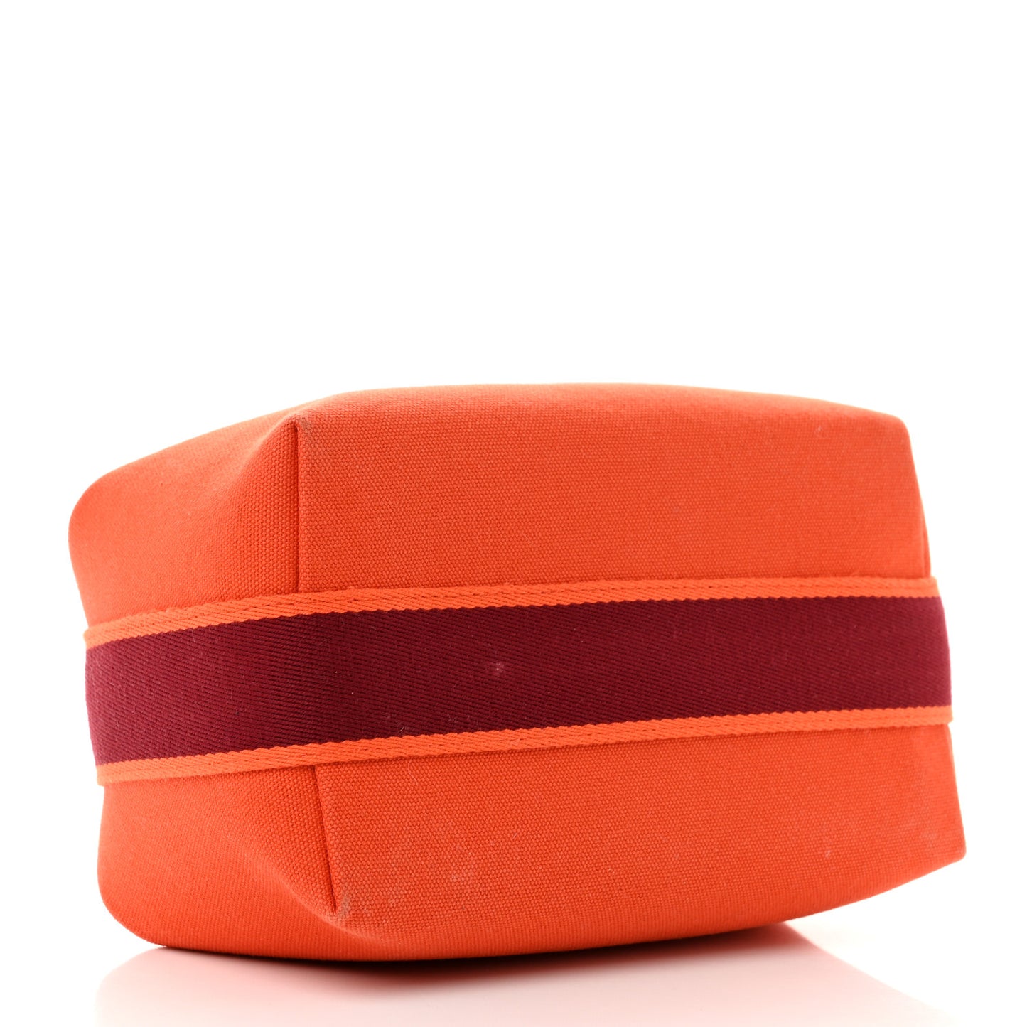 Canvas Small Bride-A-Brac Pouch Orange Burgundy