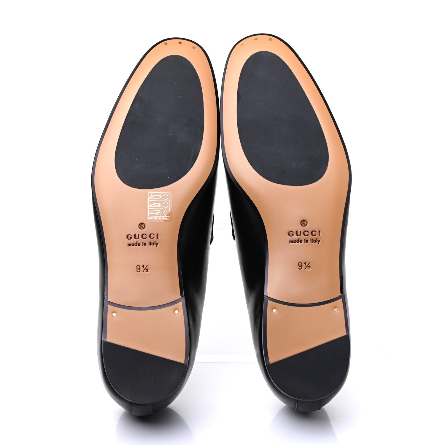 Gucci Calfskin Horsebit Mens Jordaan Loafers 9.5 Black 5 of 11