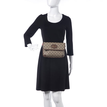 Gucci GG Supreme Monogram Neo Vintage Web Belt Bag Brown 2 of 9