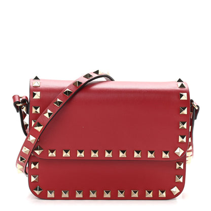 Valentino Garavani Vitello Rockstud Crossbody Bag Rosso Valentino 1 of 10