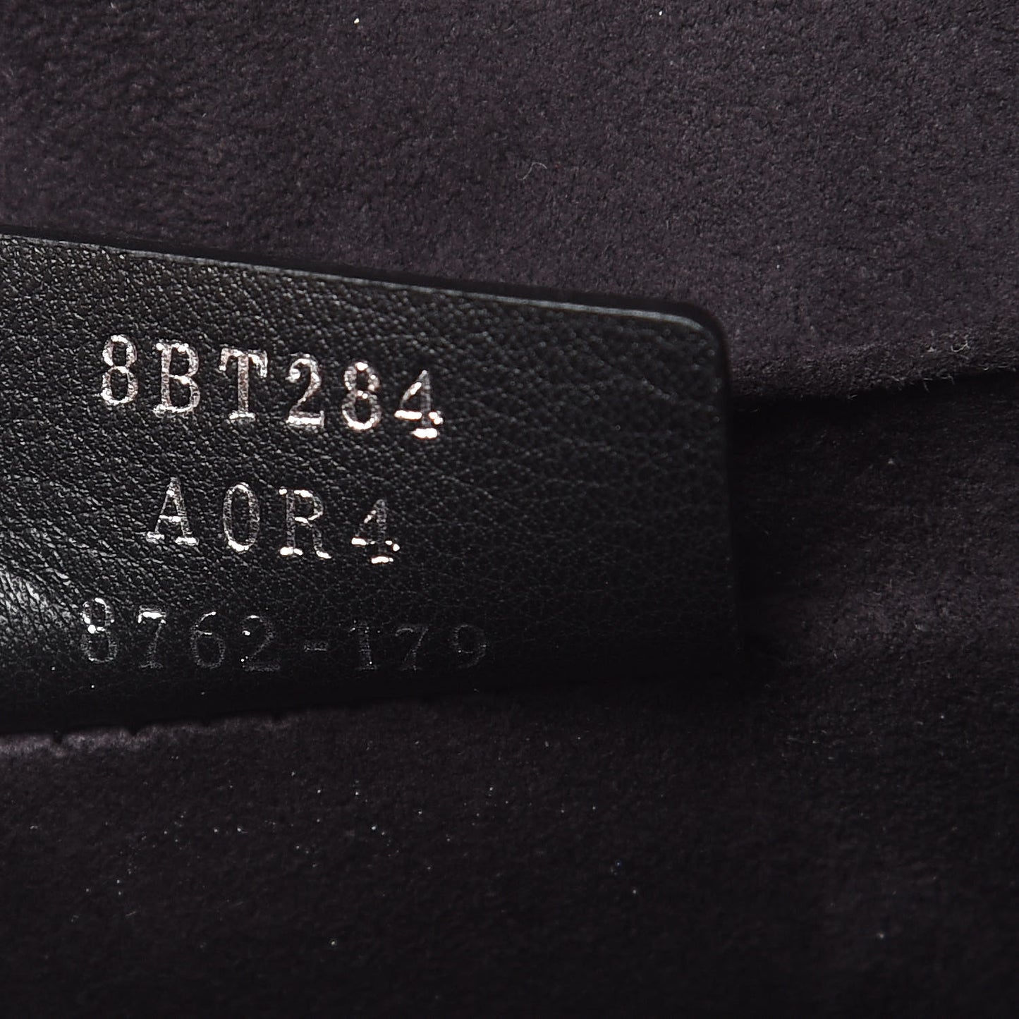 Vitello Century Velvet F is Fendi FF Kan I Shoulder Bag Black Tobacco