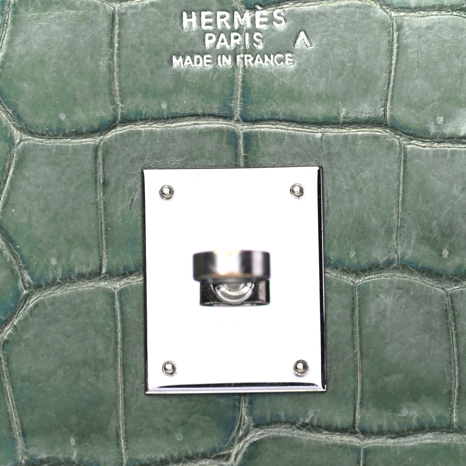 Hermes Matte Porosus Crocodile Birkin 35 22 of 35