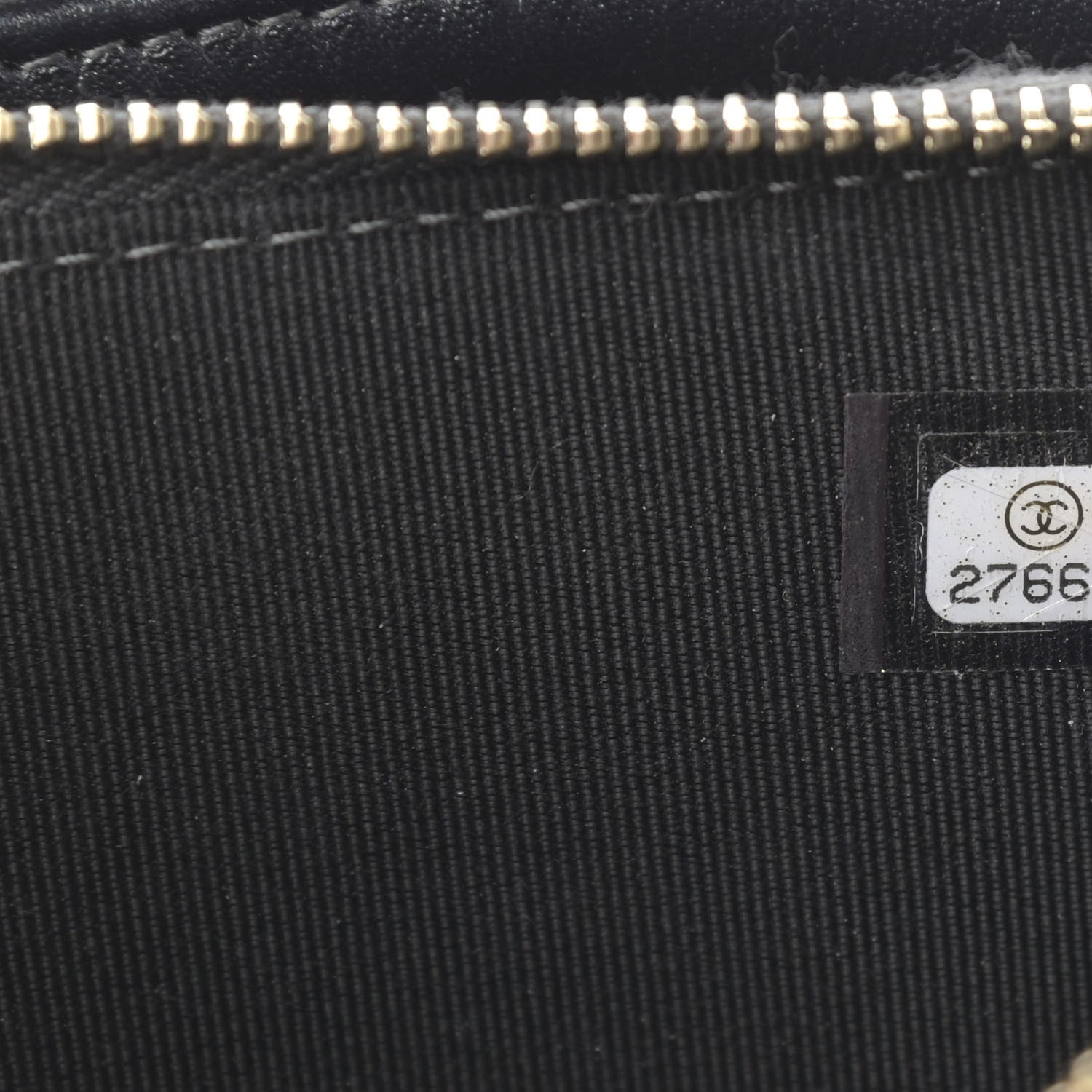 Chanel Iridescent Caviar Quilted Small Clutch With Chain Black 10 of 14