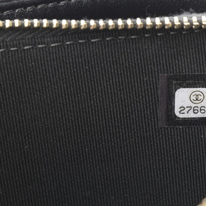 Chanel Iridescent Caviar Quilted Small Clutch With Chain Black 10 of 14