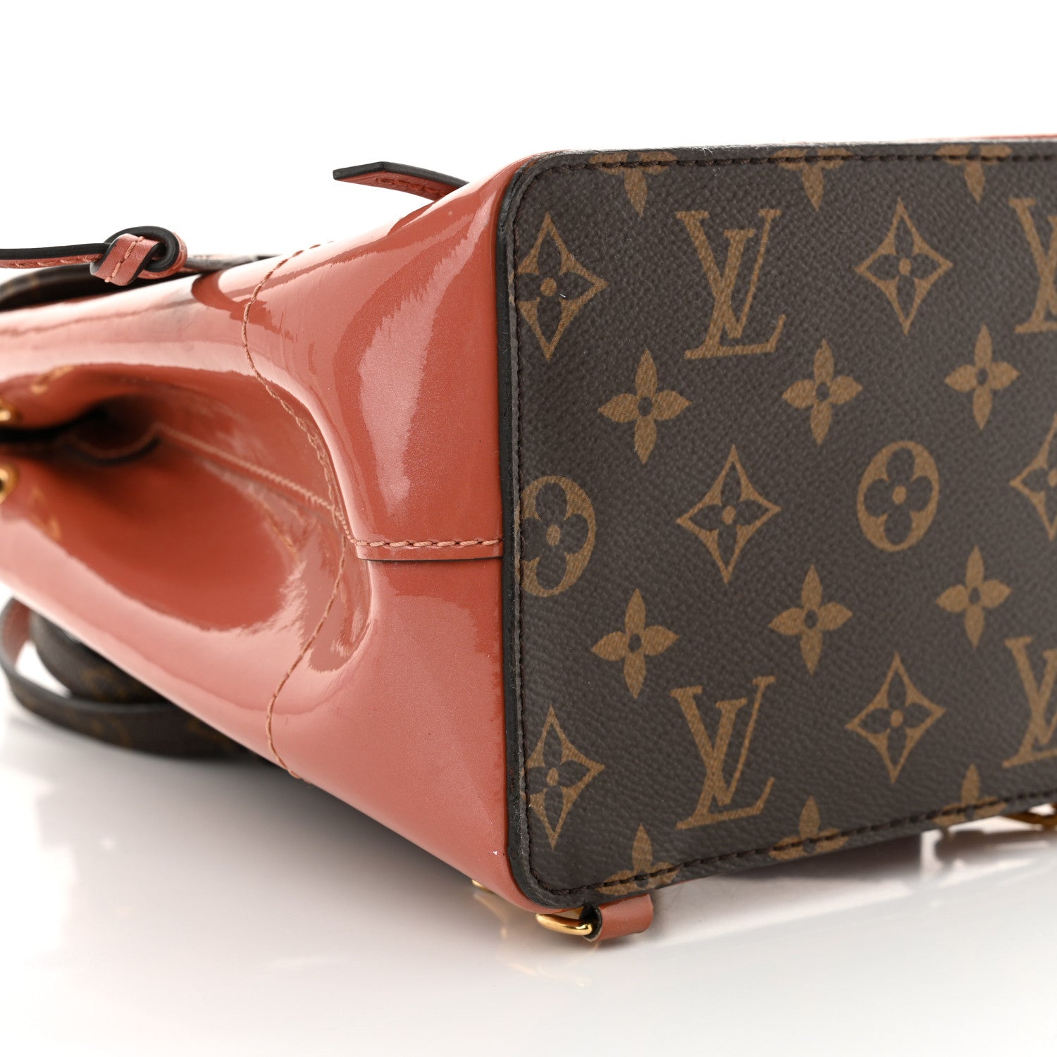 Louis Vuitton Patent Monogram Hot Springs Backpack Vieux Rose 8 of 11