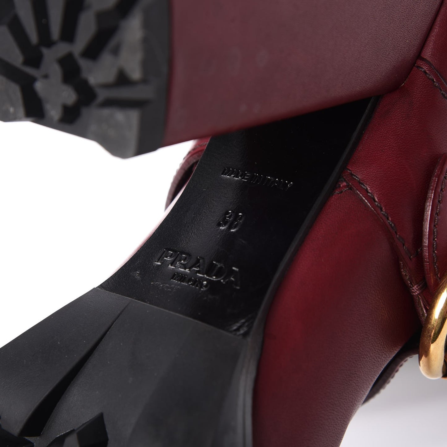 Calfskin Cap Toe Chelsea Boots 38 Amaranto