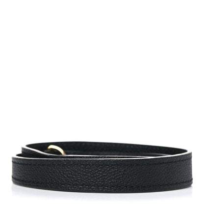 Louis Vuitton Calfskin Montaigne Shoulder Strap Black 2 of 4