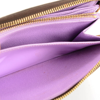 Louis Vuitton Damier Ebene Illustre Zippy Wallet Violet 8 of 8