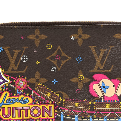 Louis Vuitton Monogram 2020 Christmas Animation Roller Coaster Mini Pochette Accessories Pivoine 8 of 10