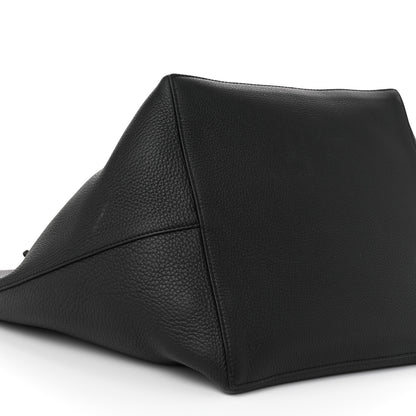 The Row Grained Calfskin Park Tote Three Black 9 of 12