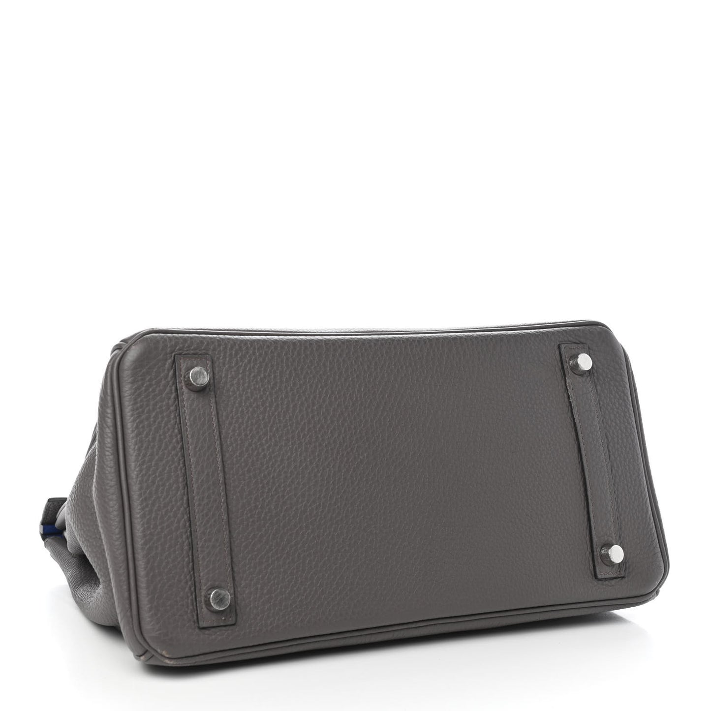 Togo Horseshoe Birkin 30 Etain Bleu Electrique