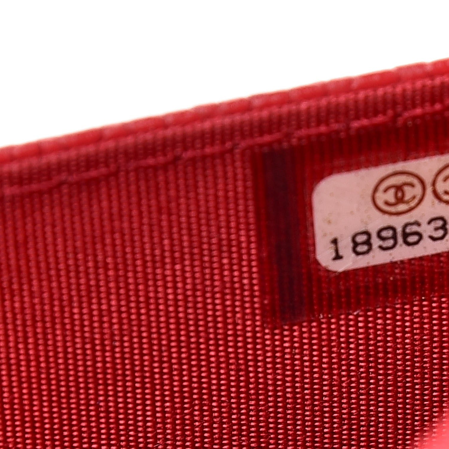 Chanel Caviar Timeless CC Wallet On Chain WOC Red 8 of 12