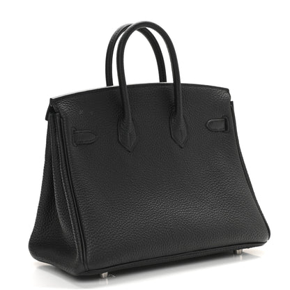 Hermes Togo Birkin 25 Black 3 of 13