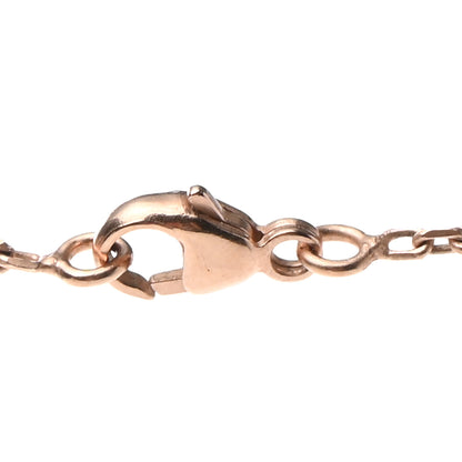 Hermes Rose Gold Lacquered Cage d'H Necklace White 5 of 6